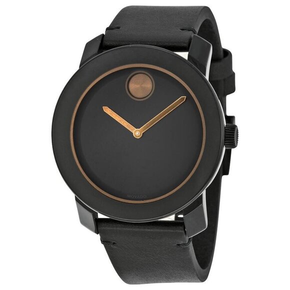 NWT Movado Fashion Men's Quartz TR90 Composite Authentic Watch - Picture 1 of 4